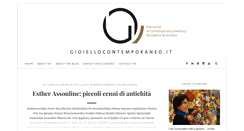 Desktop Screenshot of gioiellocontemporaneo.it